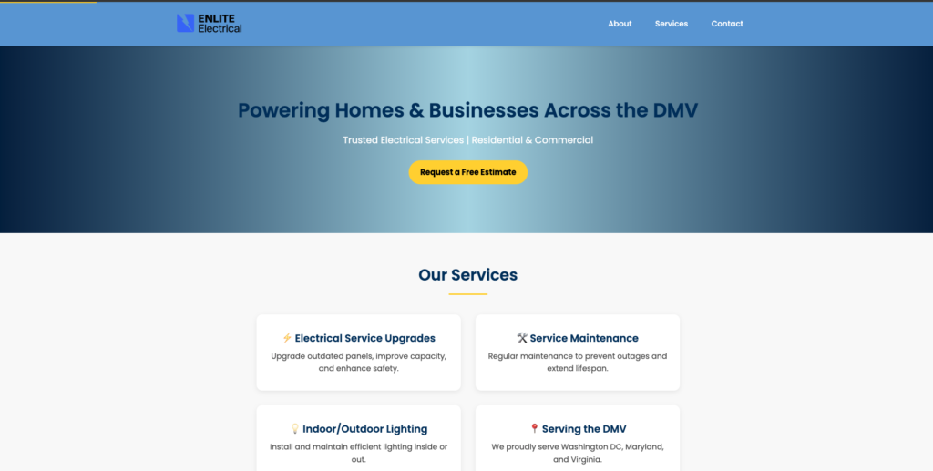 Enlite Electrical - Project Preview